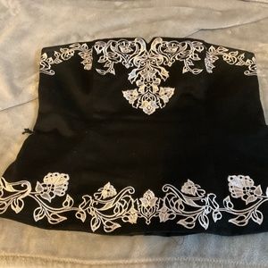 White House Black Market corset top